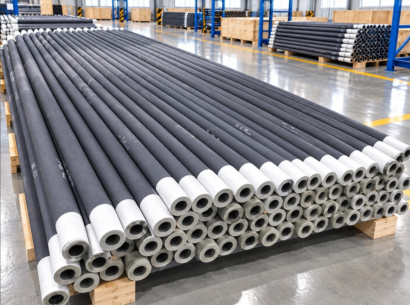 Straight silicon carbide SiC heating element
